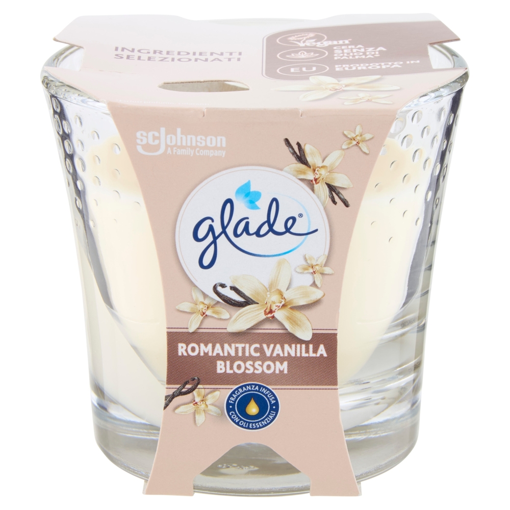 Glade® Candela profumata, fragranza Vaniglia, 112g